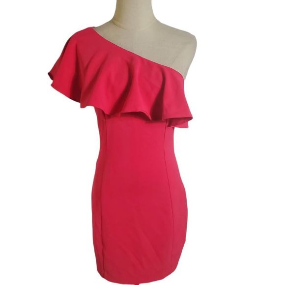 DO+BE Dresses & Skirts - DO + BE Pink One Shoulder Dress